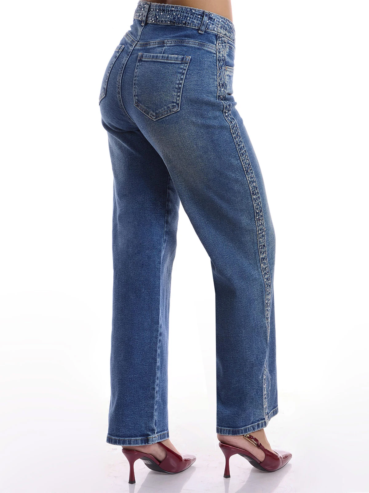 JEANS WIDE LEG MUJER METAL JEANS HOLIDAY - 3