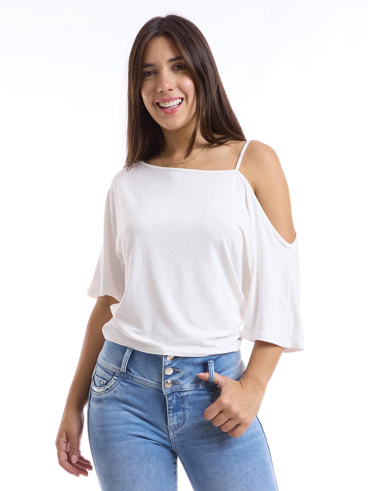 POLO MUJER METAL JEANS ASSIMI - 1