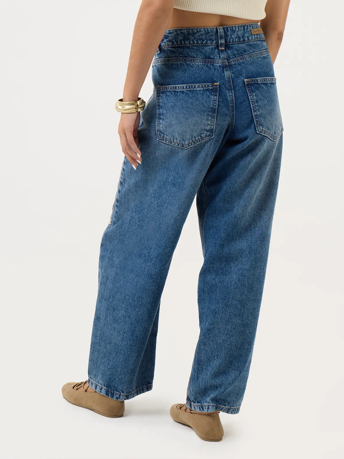 JEANS REGULAR MUJER INDEX TACHAS - 2