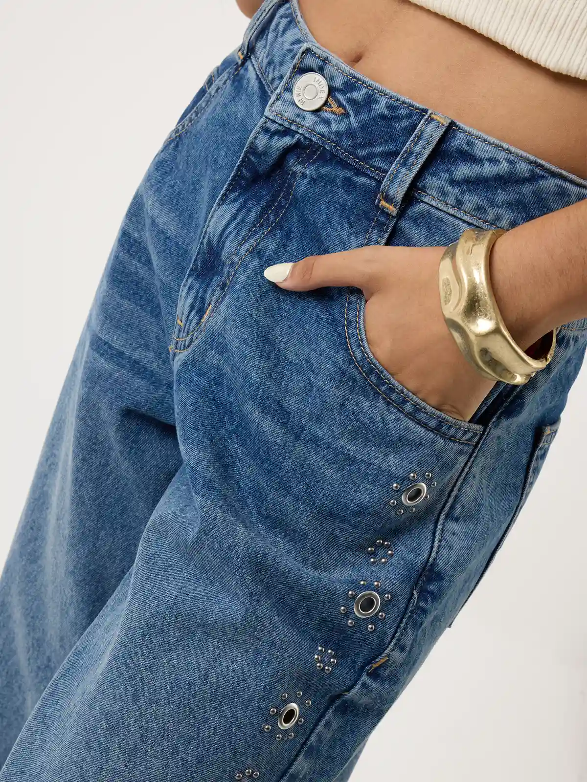 JEANS REGULAR MUJER INDEX TACHAS - 4