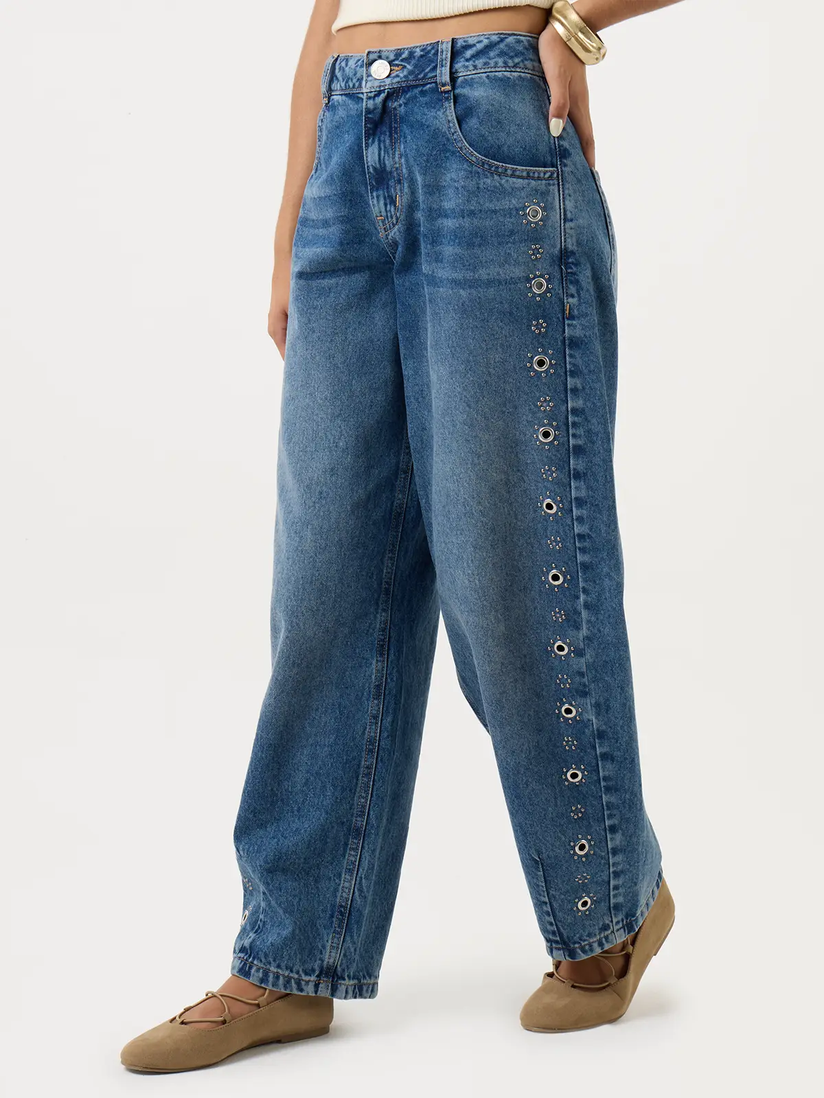 JEANS REGULAR MUJER INDEX TACHAS - 3