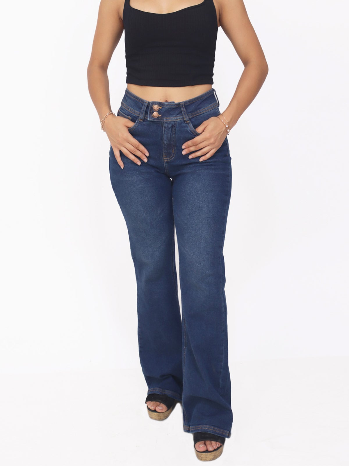 JEANS MUJER KAYRA POBLET PERFECT FIT BOOT CUT - 1