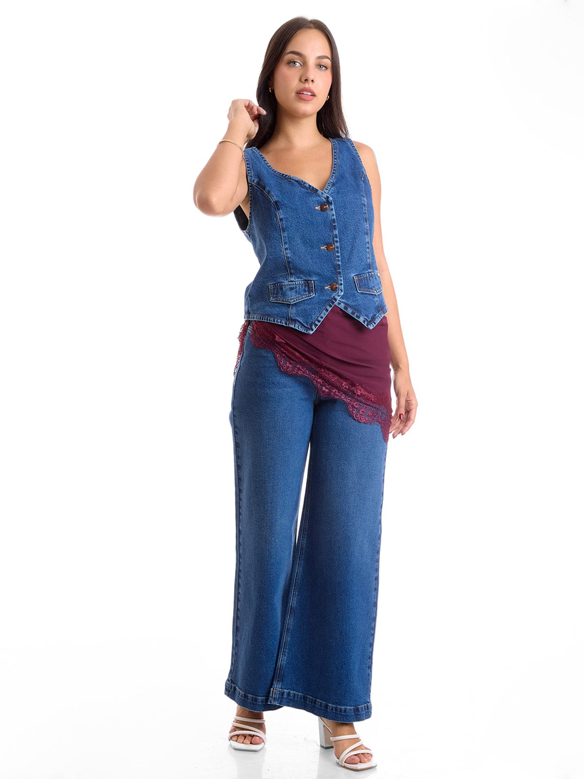 JEANS WIDE LEG MUJER METAL JEANS GRECIA - 4