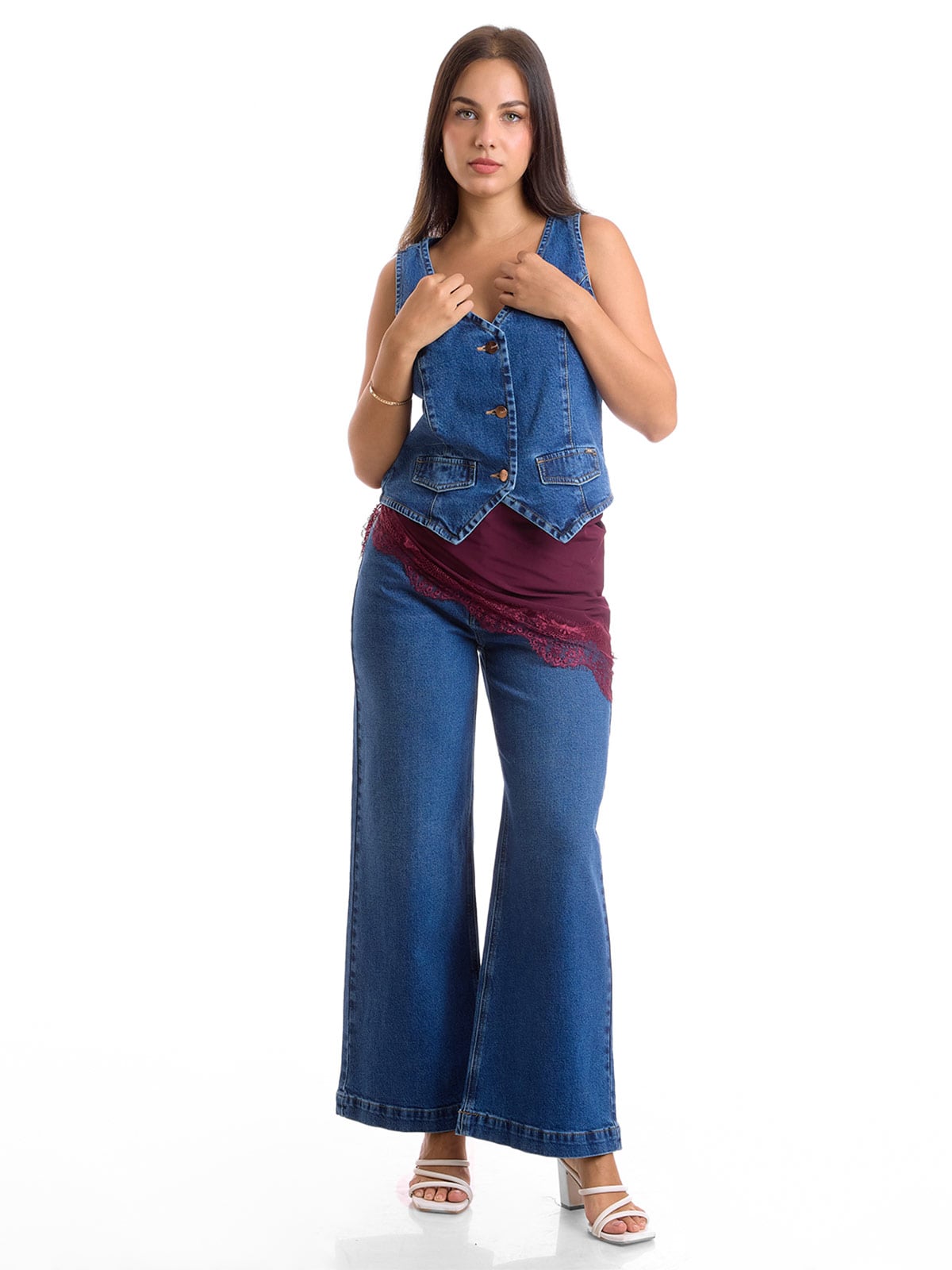 JEANS WIDE LEG MUJER METAL JEANS GRECIA - 5