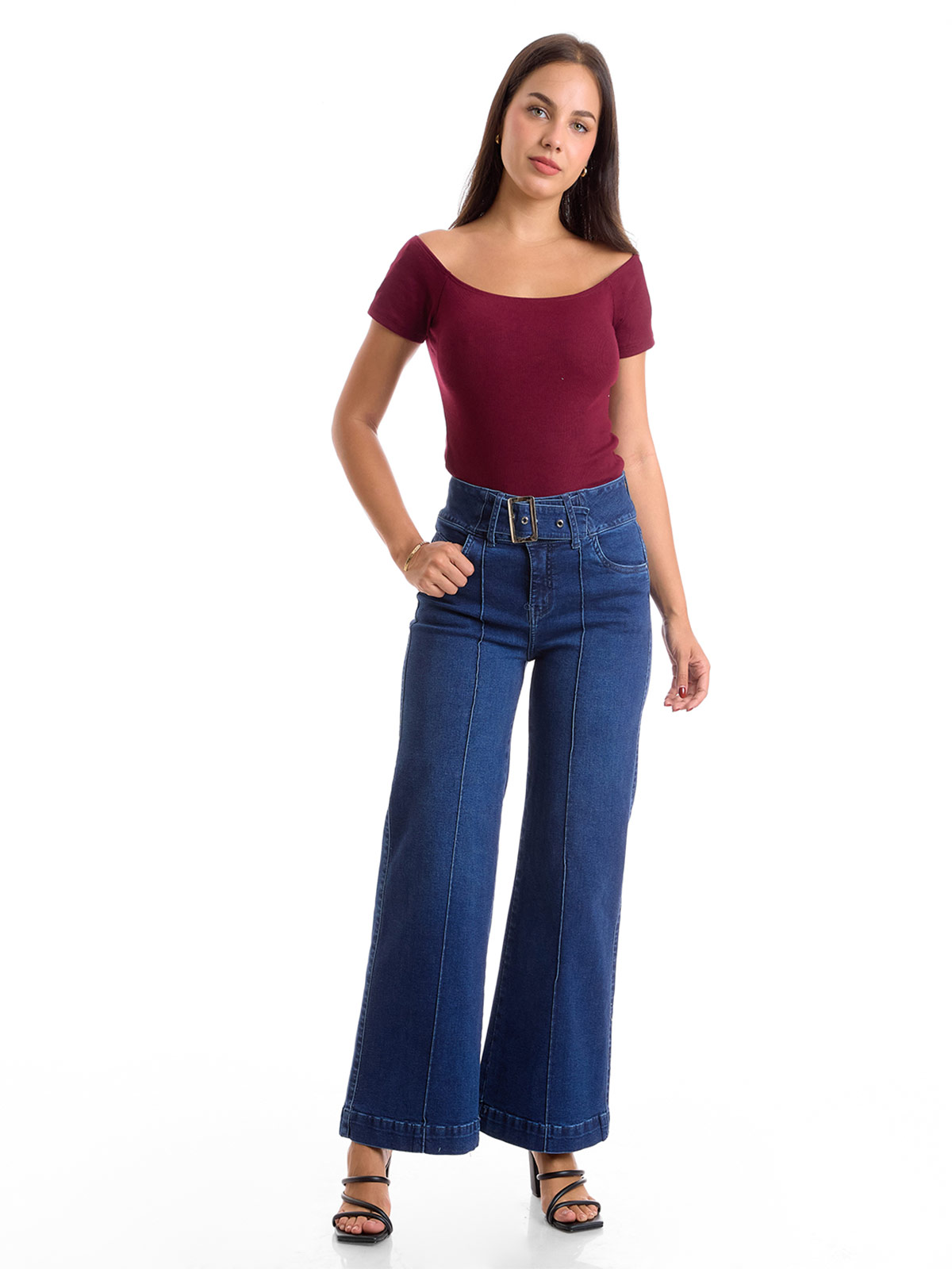 JEANS WIDE LEG MUJER METAL JEANS SOFIA - 5