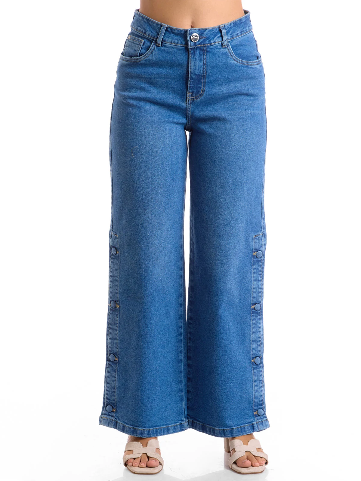 JEANS WIDE LEG MUJER METAL JEANS TANIA - 1