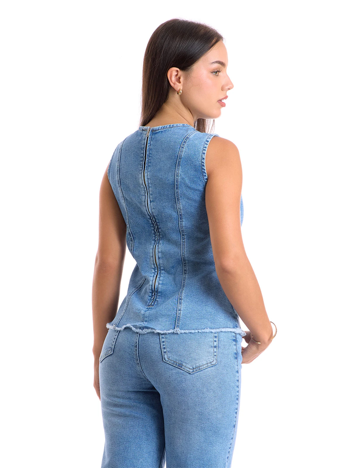 POLO MUJER METAL JEANS DENIM FLORIDA - 2