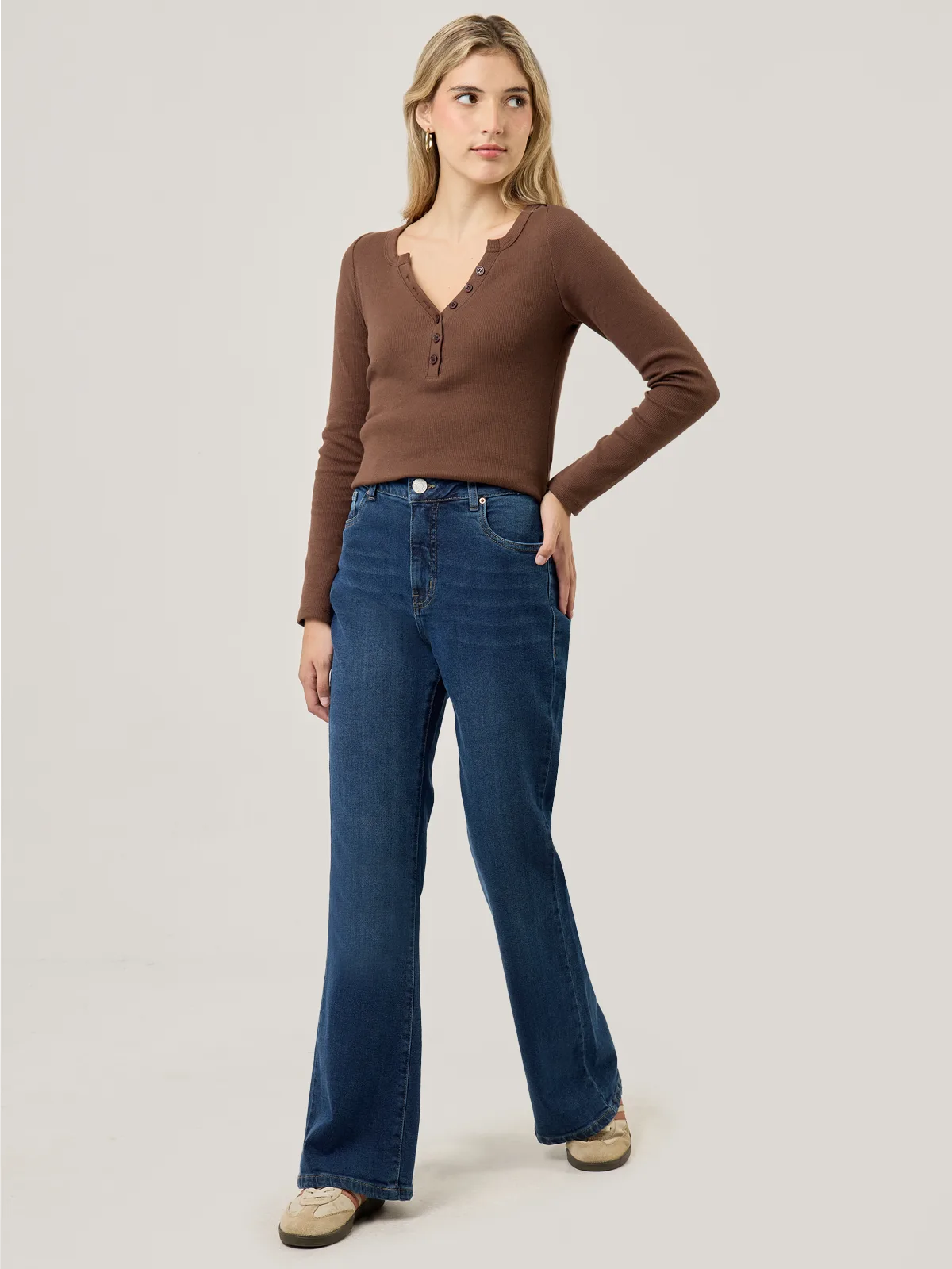 JEANS FLARE MUJER AERO - 5
