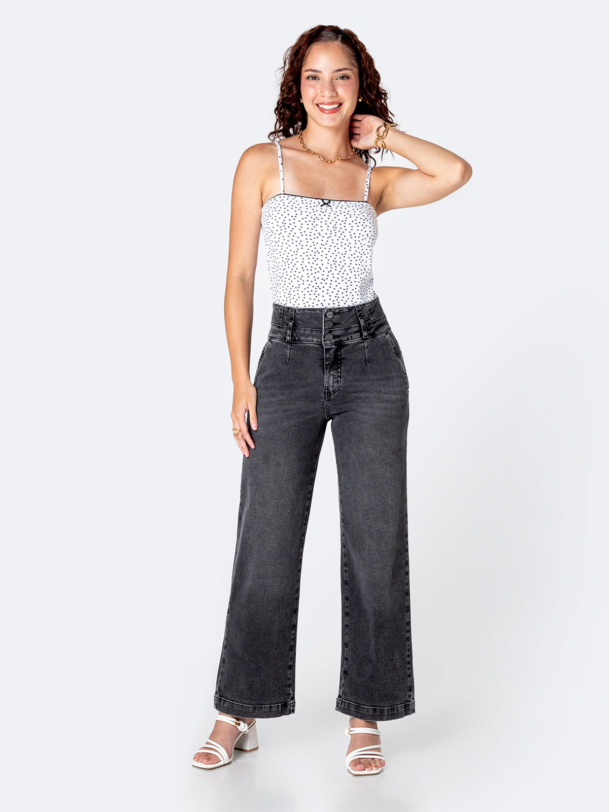 JEANS STRAIGHT MUJER PIONIER LANIIS - 1