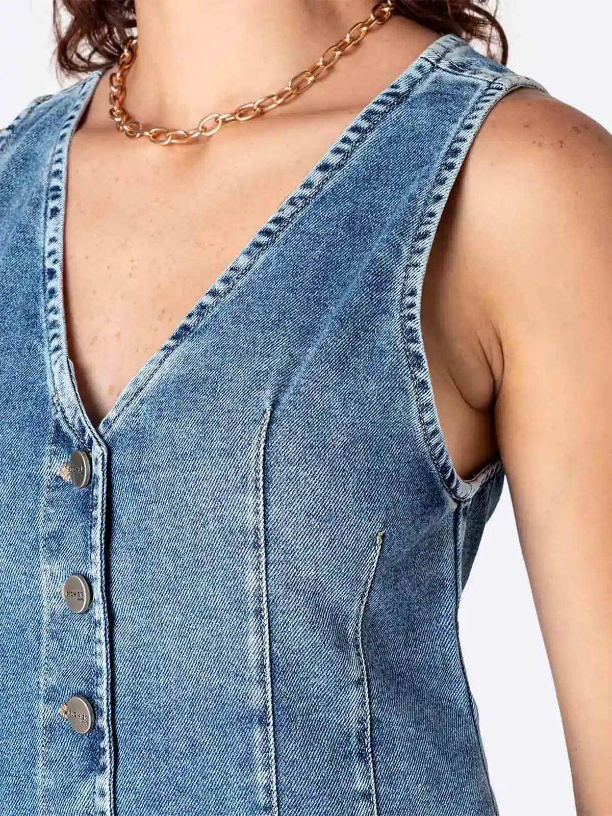 VESTIDO MUJER PIONIER JUMPER DENIM PAULIN - 5