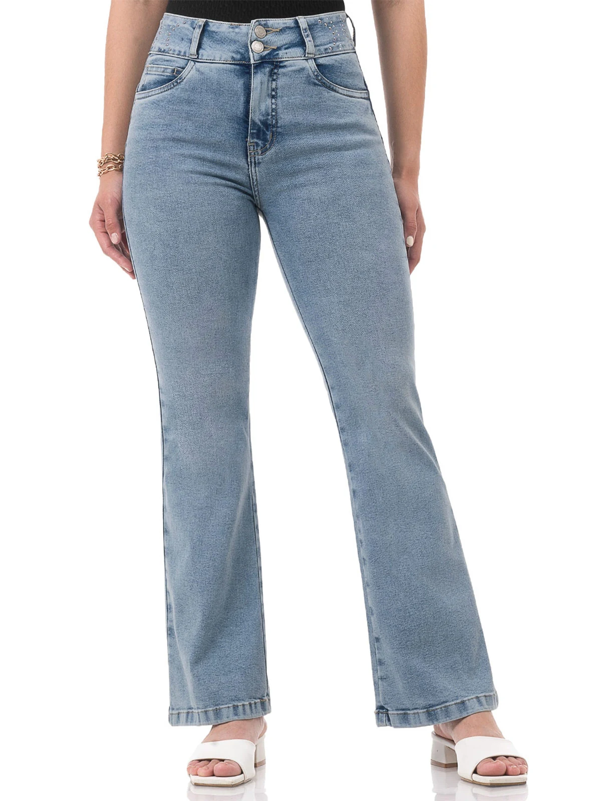 JEANS FLARE MUJER PIONIER FRONS - 2