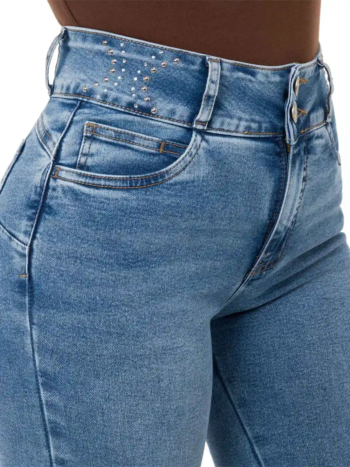 JEANS FLARE MUJER PIONIER FRONS - 5