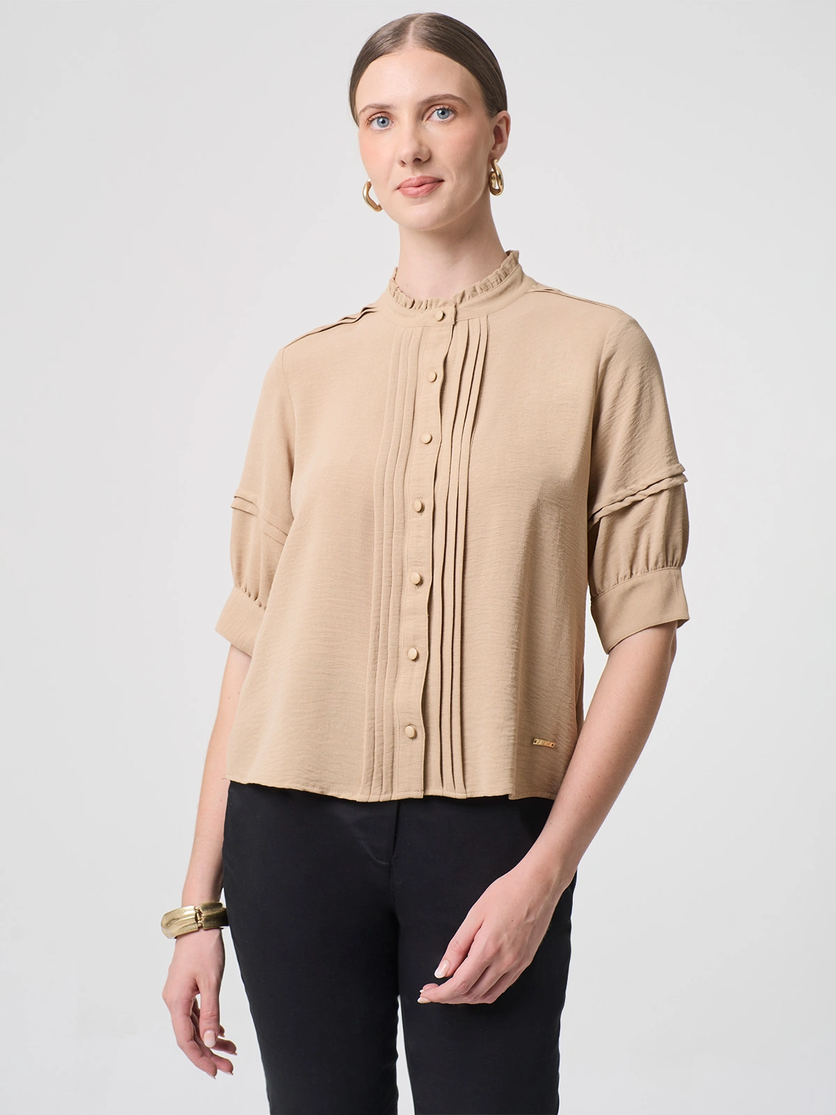 BLUSA MANGA CORTA MUJER JOHN HOLDEN WOMAN VICTORIA - 1