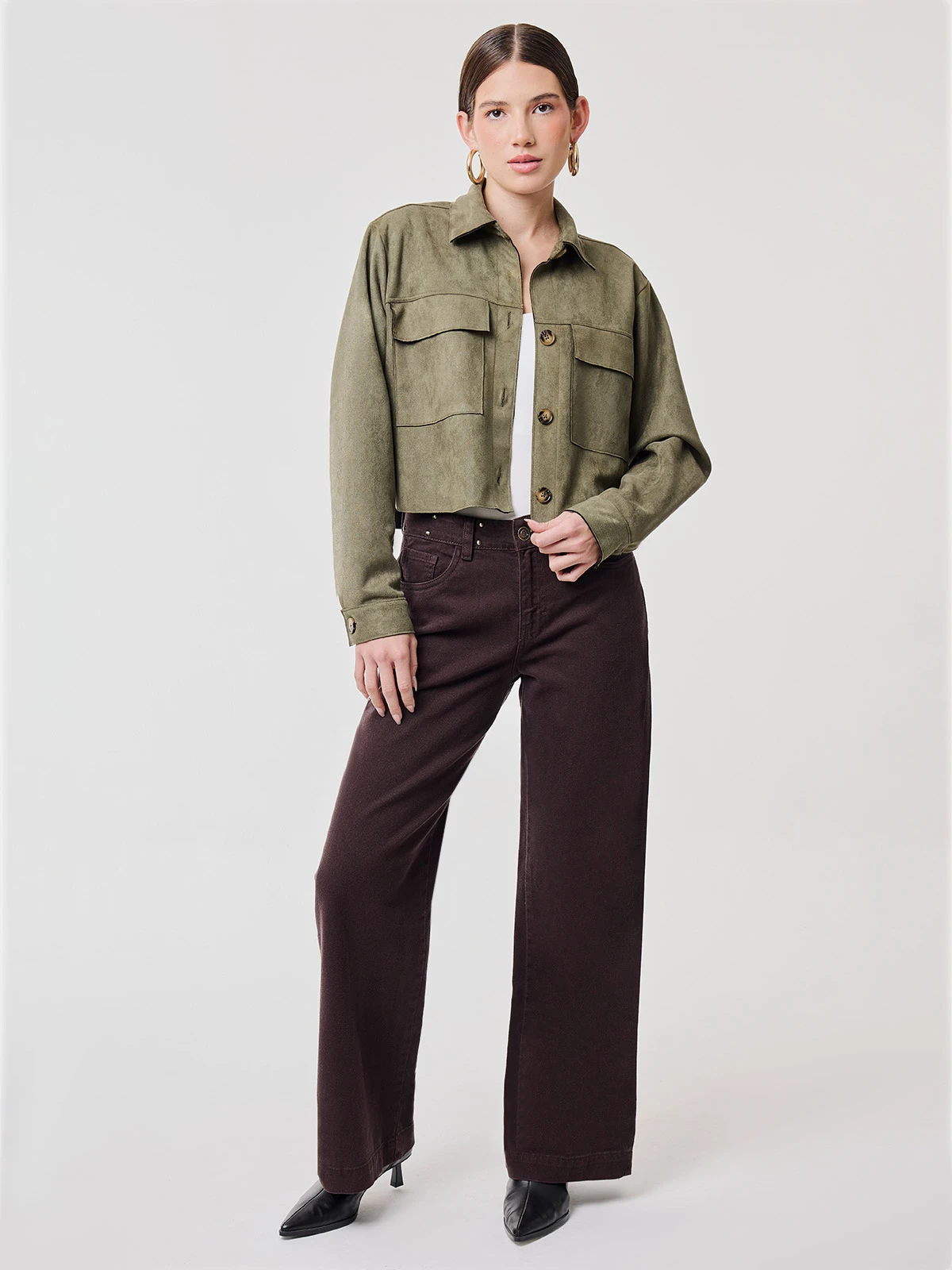 CASACA MUJER BARBADOS CROP - 5