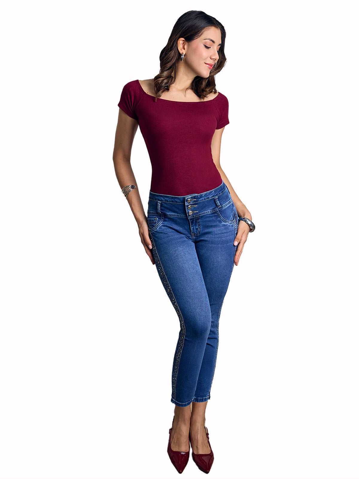 JEANS SKINNY MUJER METAL JEANS JAZMIN - 1