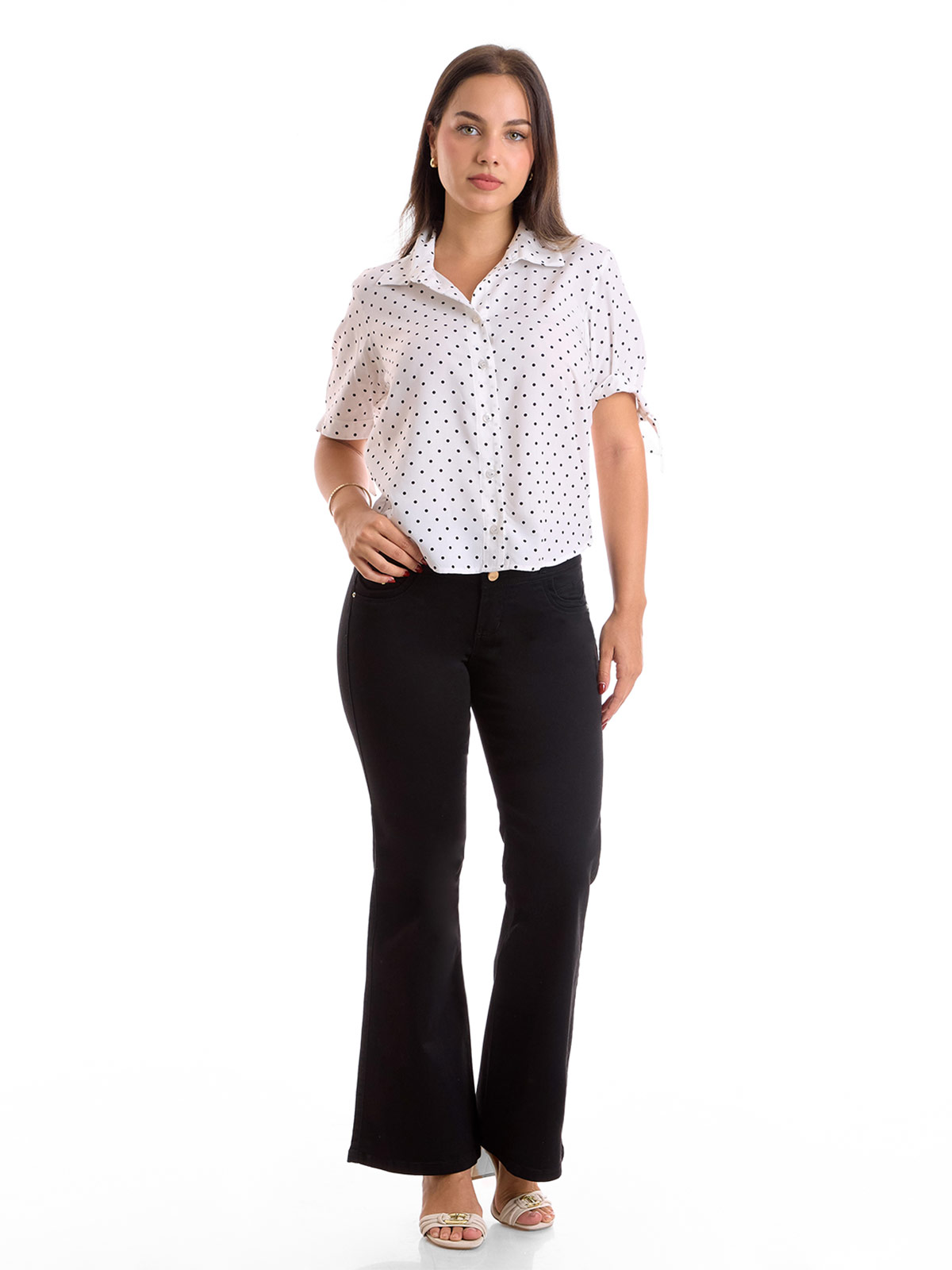 PANTALÓN FLARE MUJER METAL JEANS KITTY - 1