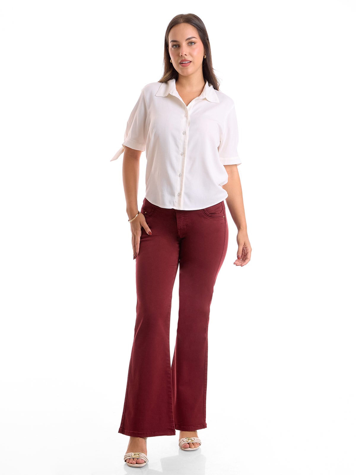 PANTALÓN FLARE MUJER METAL JEANS KITTY - 1