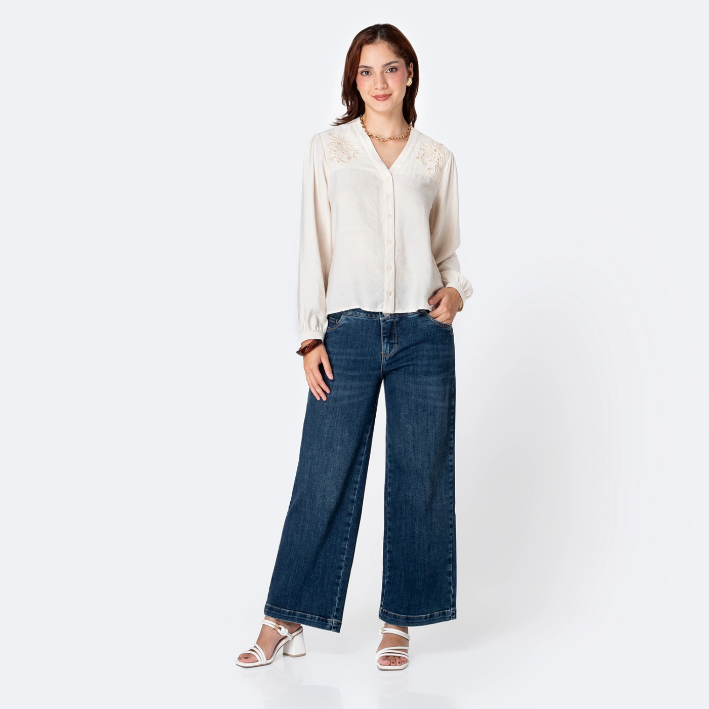 BLUSA MANGA LARGA MUJER PIONIER WINIKA BOHO - 5