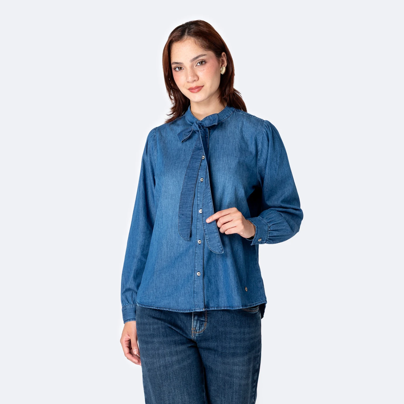 BLUSA MANGA LARGA MUJER PIONIER THETRIS BOHO - 1