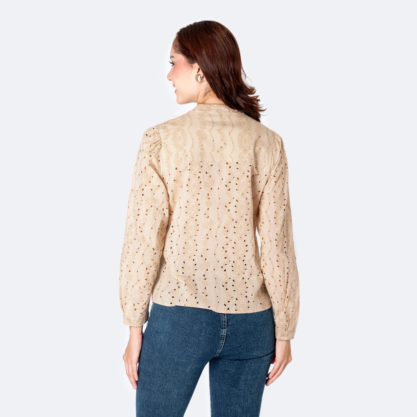 BLUSA MANGA LARGA MUJER PIONIER KINERIA BOHO - 3