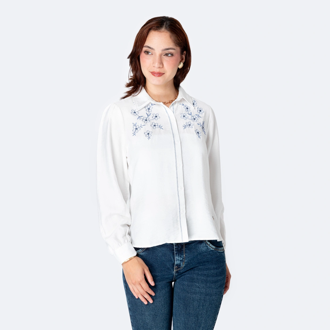 BLUSA MANGA LARGA MUJER PIONIER JOMELI BOHO - 1