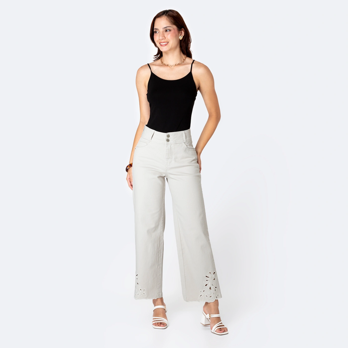 PANTALÓN RECTO MUJER PIONIER STRAIGHT DEILUUH BOHO - 6
