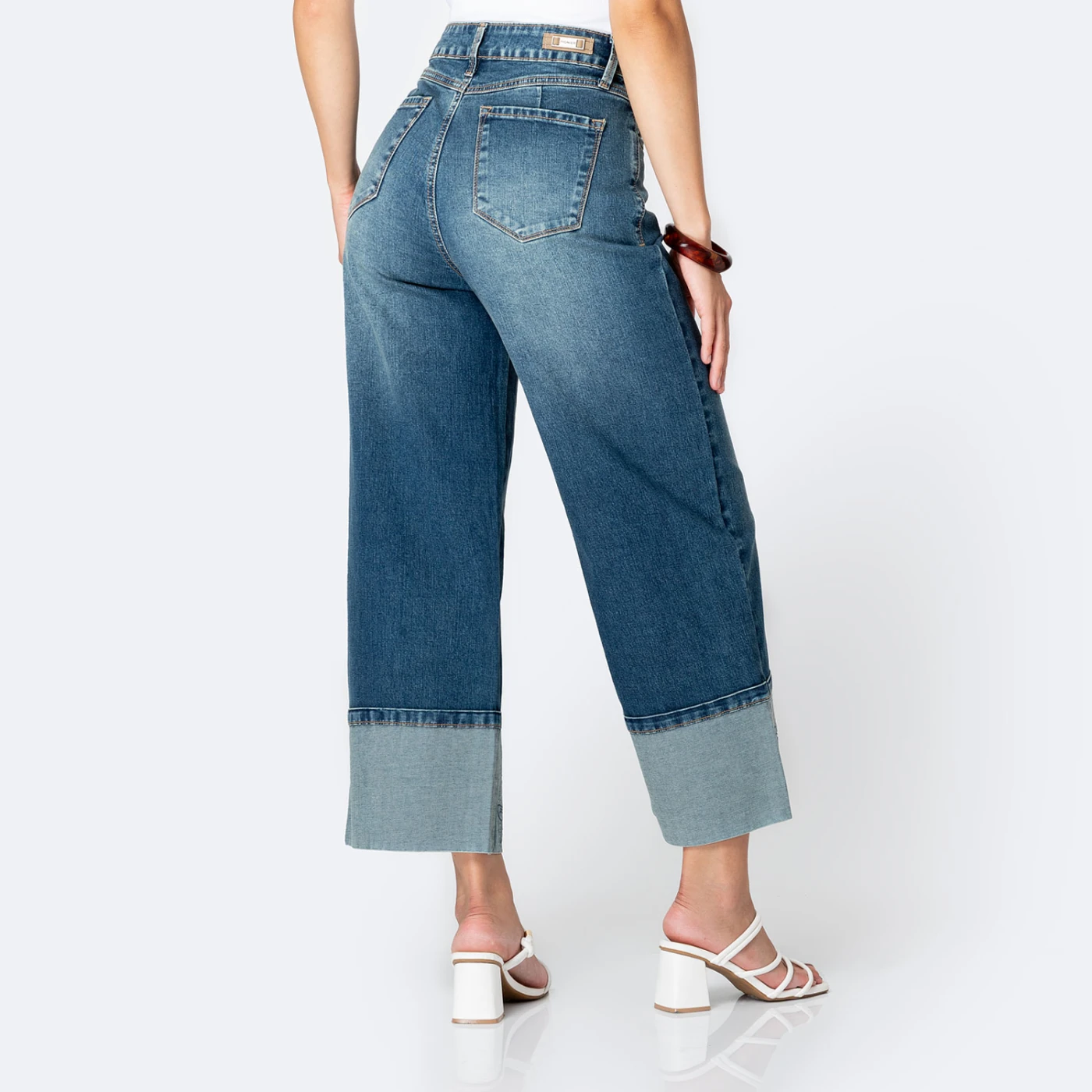 JEANS WIDELEG MUJER PIONER BOHO ANDREYNA - 2