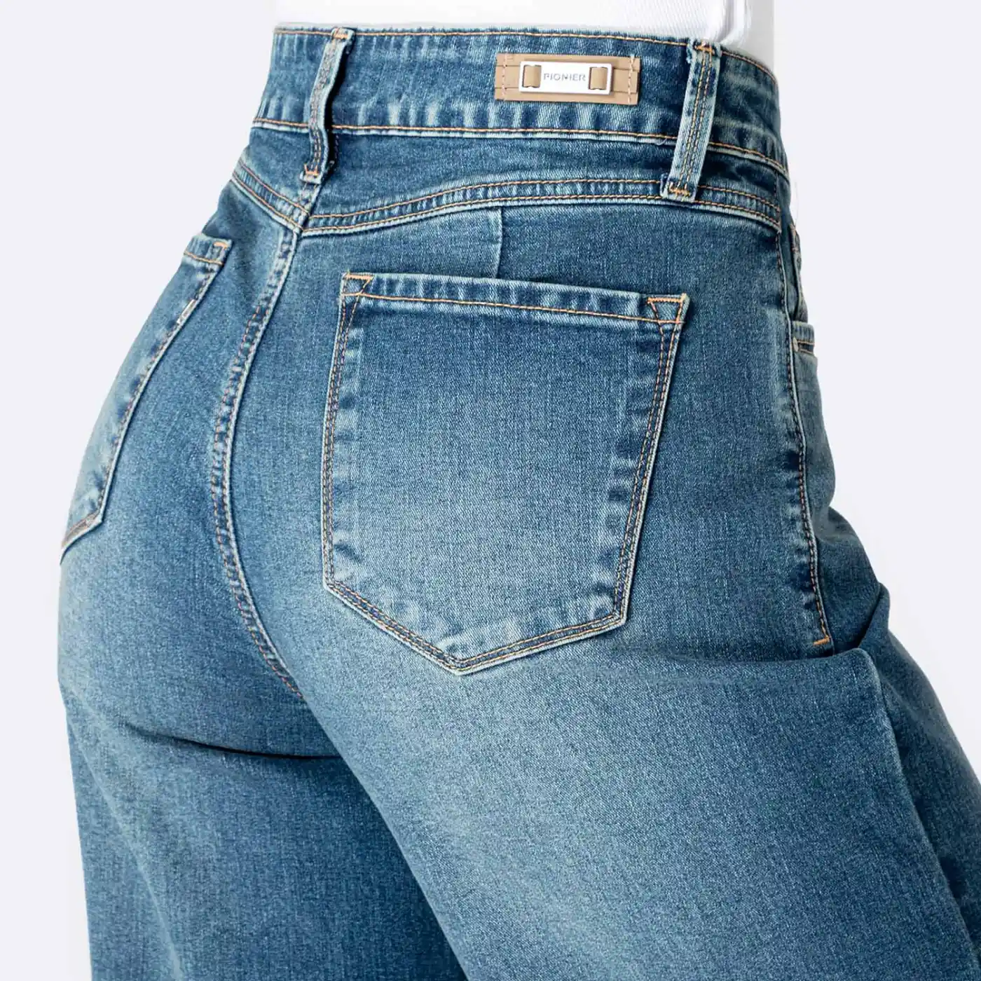 JEANS WIDELEG MUJER PIONER BOHO ANDREYNA - 4