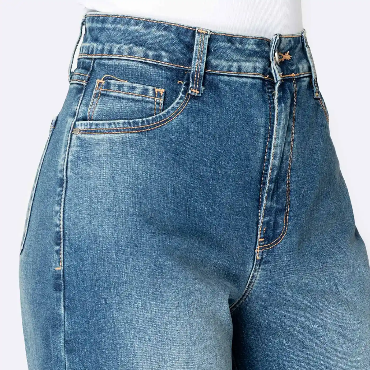 JEANS WIDELEG MUJER PIONER BOHO ANDREYNA - 3
