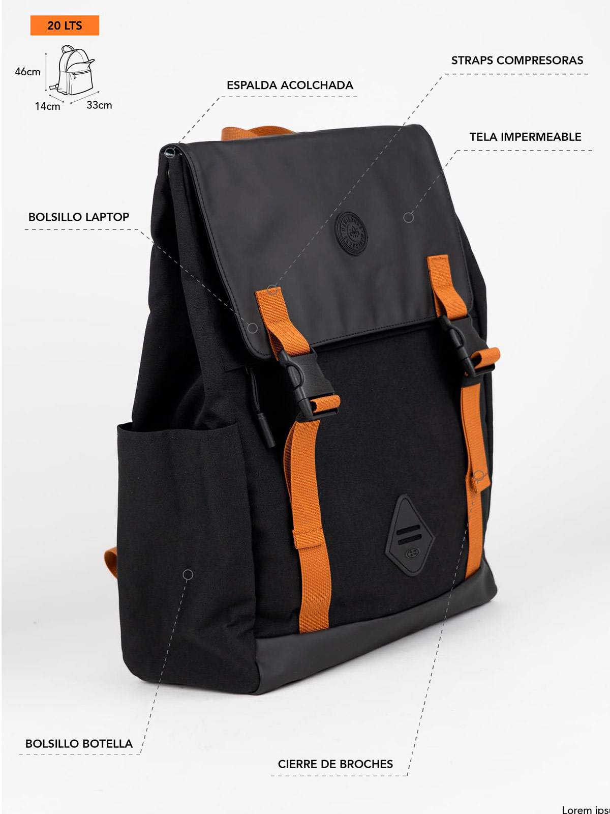 MOCHILA MUJER MAUI AND SONS - 3