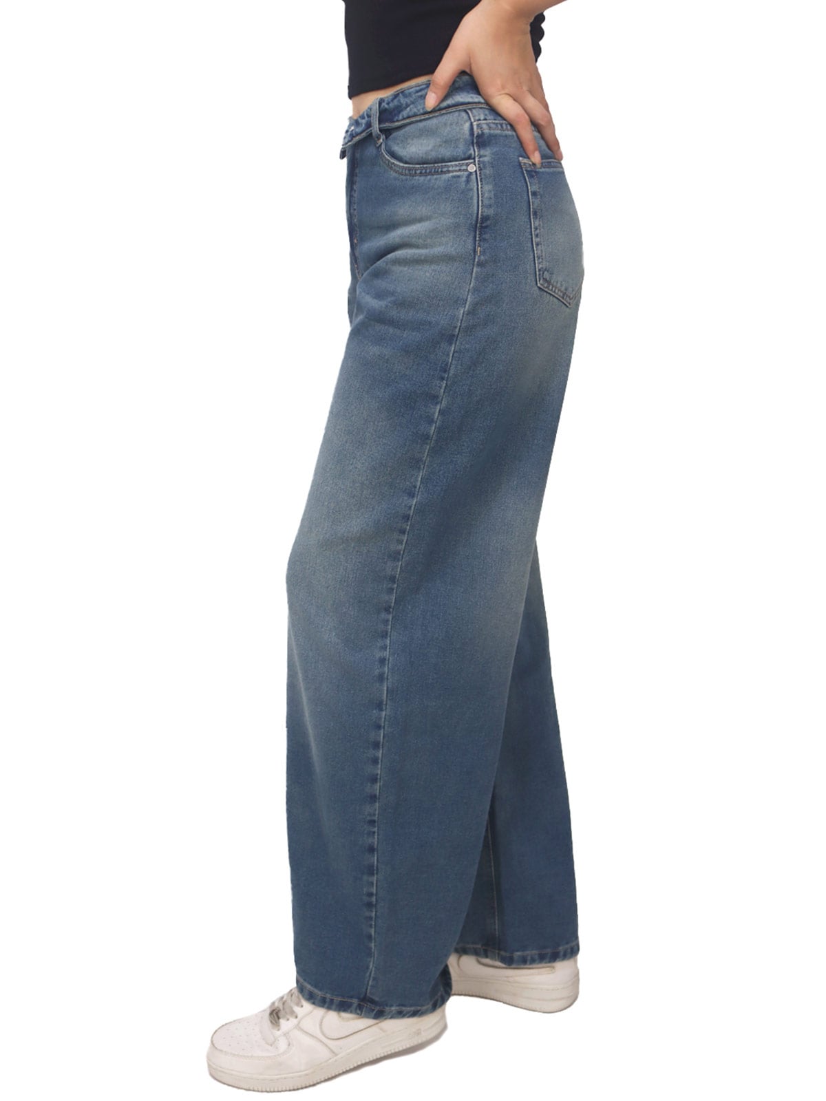 JEAN ALGODÓN MUJER KAYRA POBLET PERFECT FIT FOLDED - 3