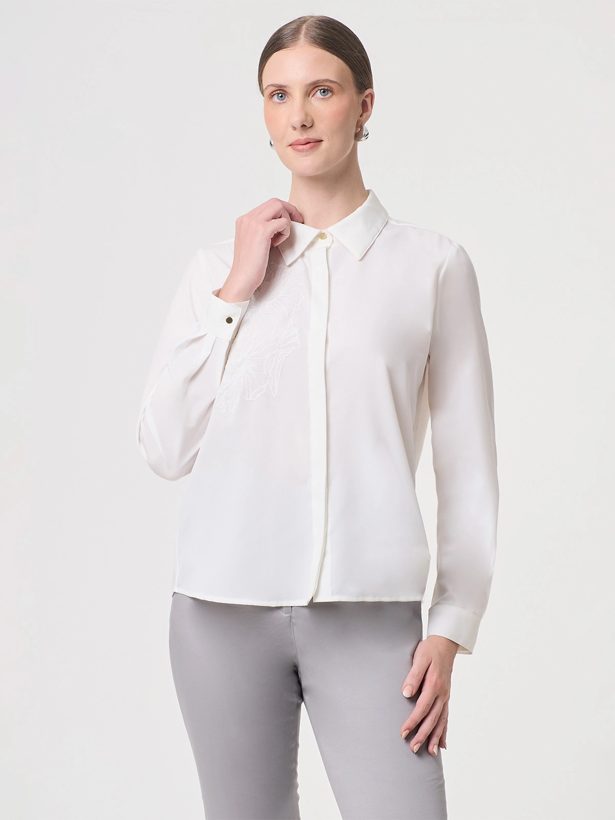 BLUSA MANGA LARGA MUJER JOHN HOLDEN WOMAN PRISCILA - 1
