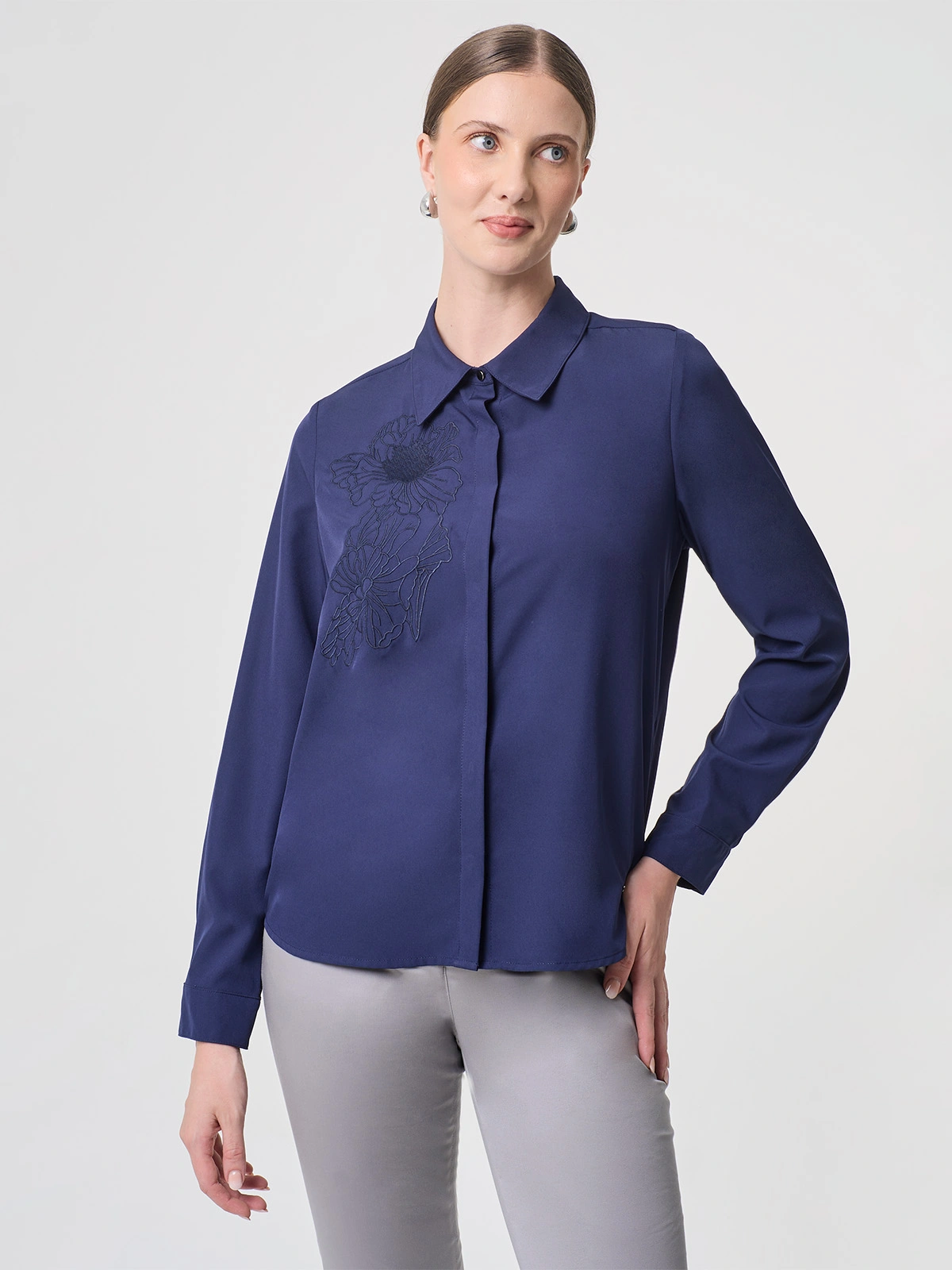 BLUSA MANGA LARGA MUJER JOHN HOLDEN WOMAN PRISCILA - 1