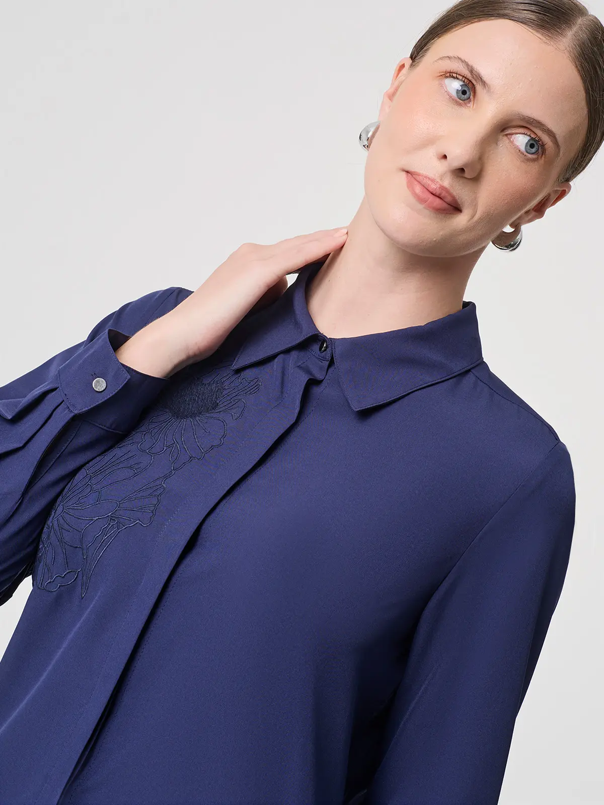 BLUSA MANGA LARGA MUJER JOHN HOLDEN WOMAN PRISCILA - 4