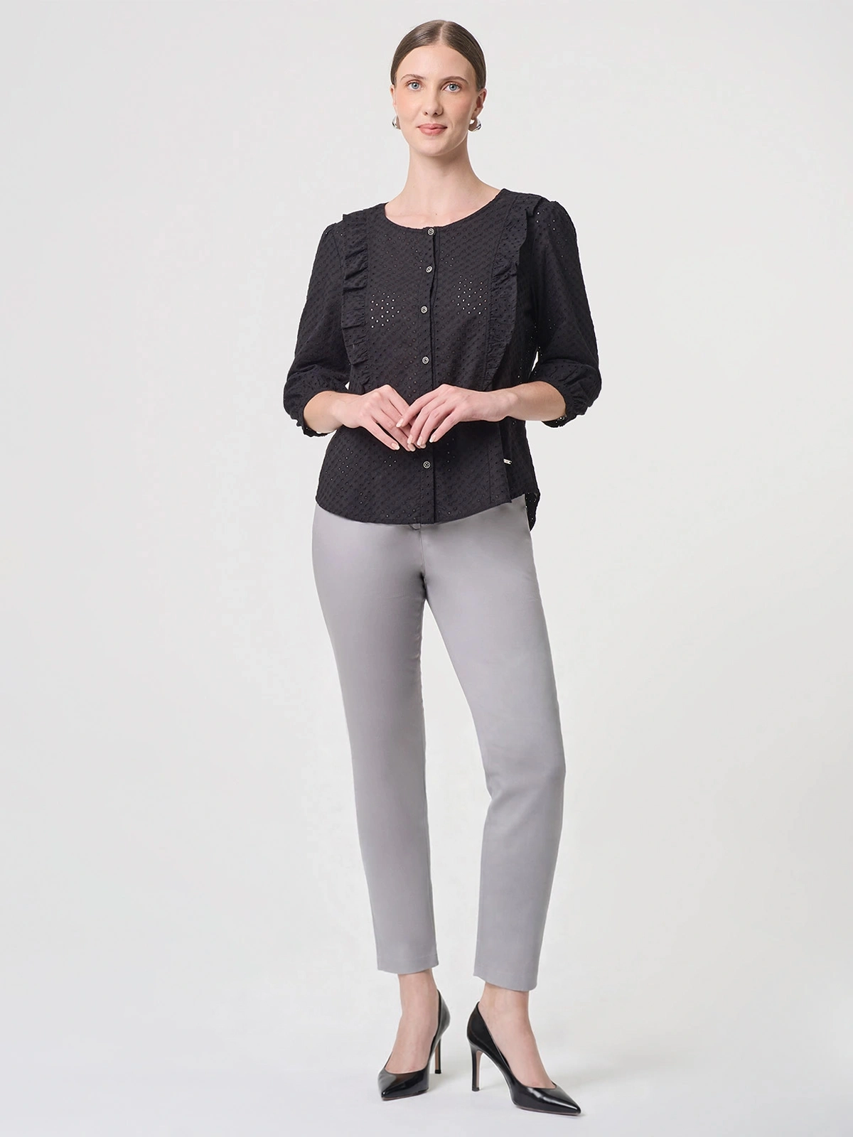 BLUSA MANGA LARGA MUJER JOHN HOLDEN WOMAN URSULA - 5