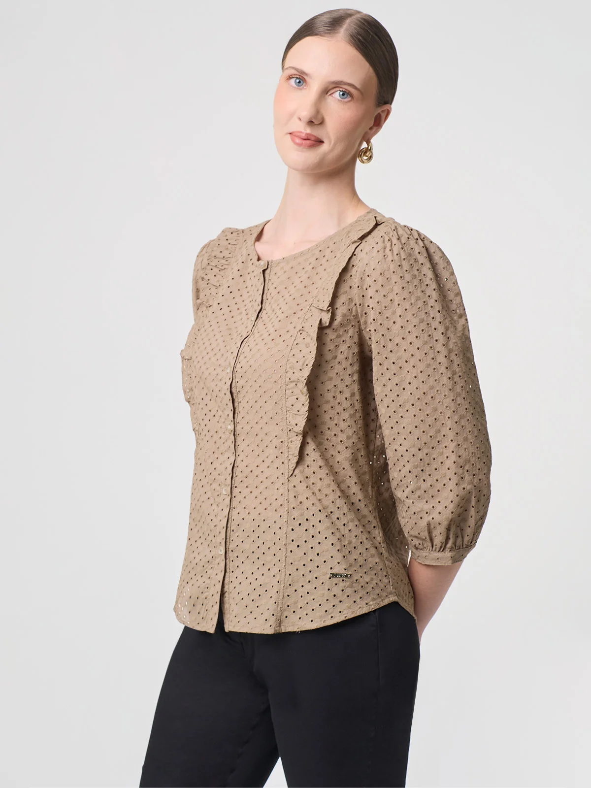 BLUSA MANGA LARGA MUJER JOHN HOLDEN WOMAN URSULA - 3