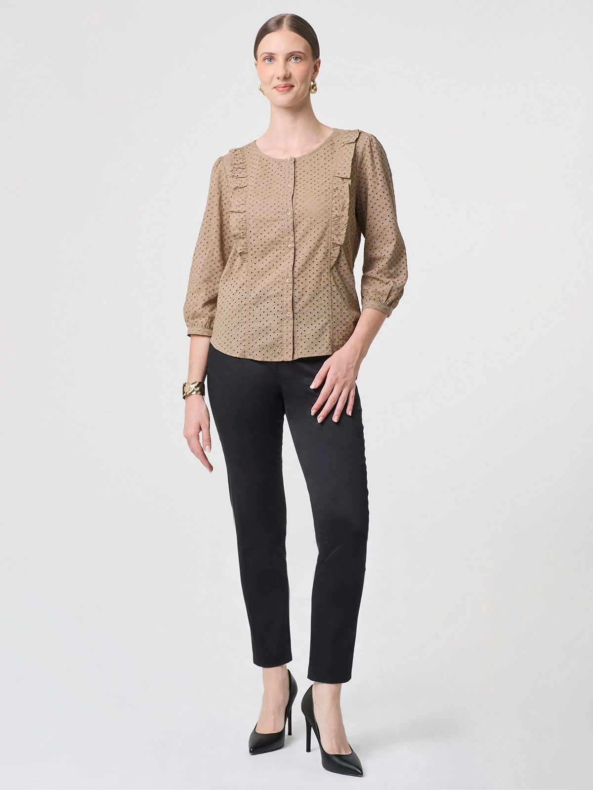 BLUSA MANGA LARGA MUJER JOHN HOLDEN WOMAN URSULA - 5