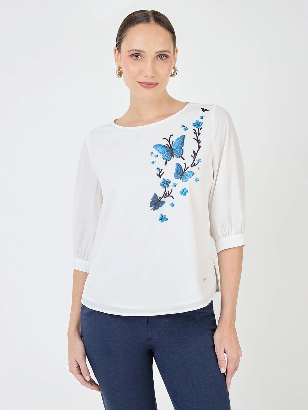 BLUSA MANGA LARGA MUJER JOHN HOLDEN WOMAN TAMI - 1
