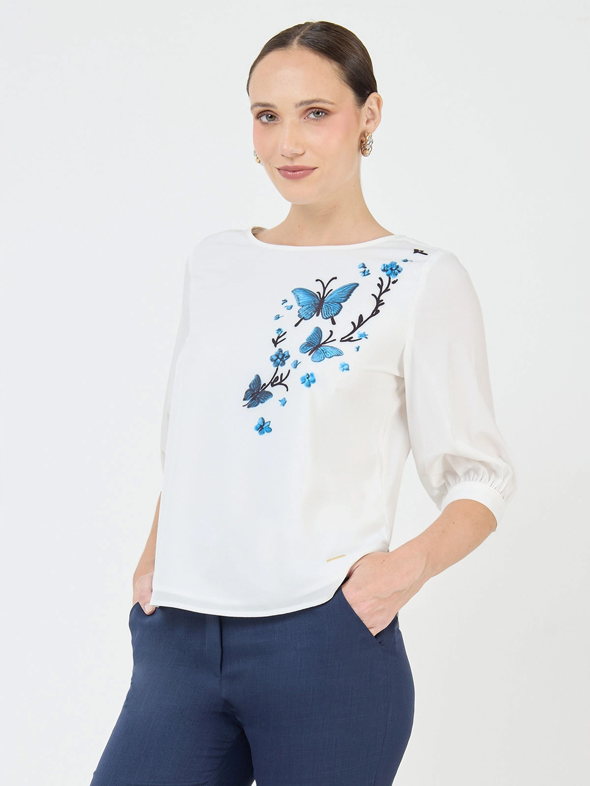 BLUSA MANGA LARGA MUJER JOHN HOLDEN WOMAN TAMI - 2