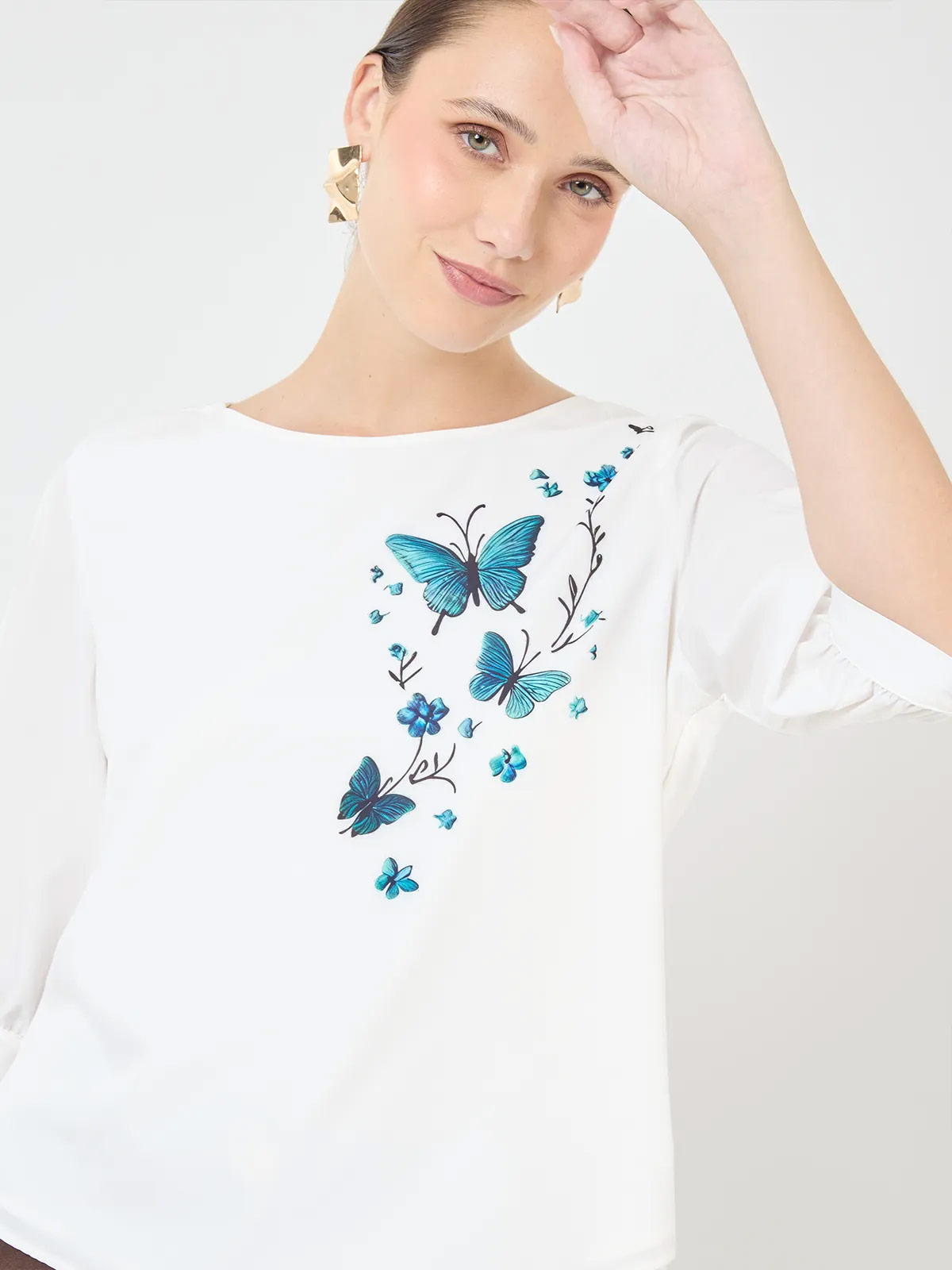 BLUSA MANGA LARGA MUJER JOHN HOLDEN WOMAN TAMI - 4