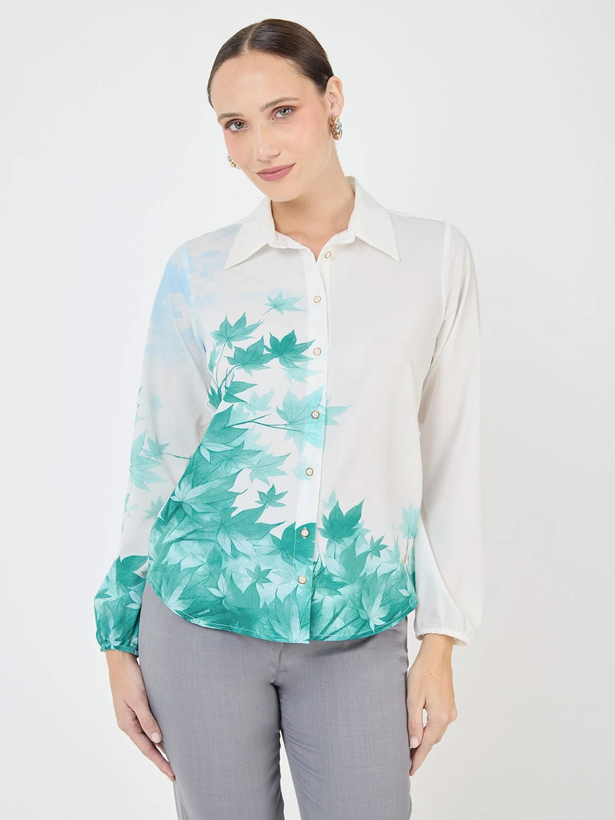 BLUSA MANGA LARGA MUJER JOHN HOLDEN WOMAN SAMY - 1