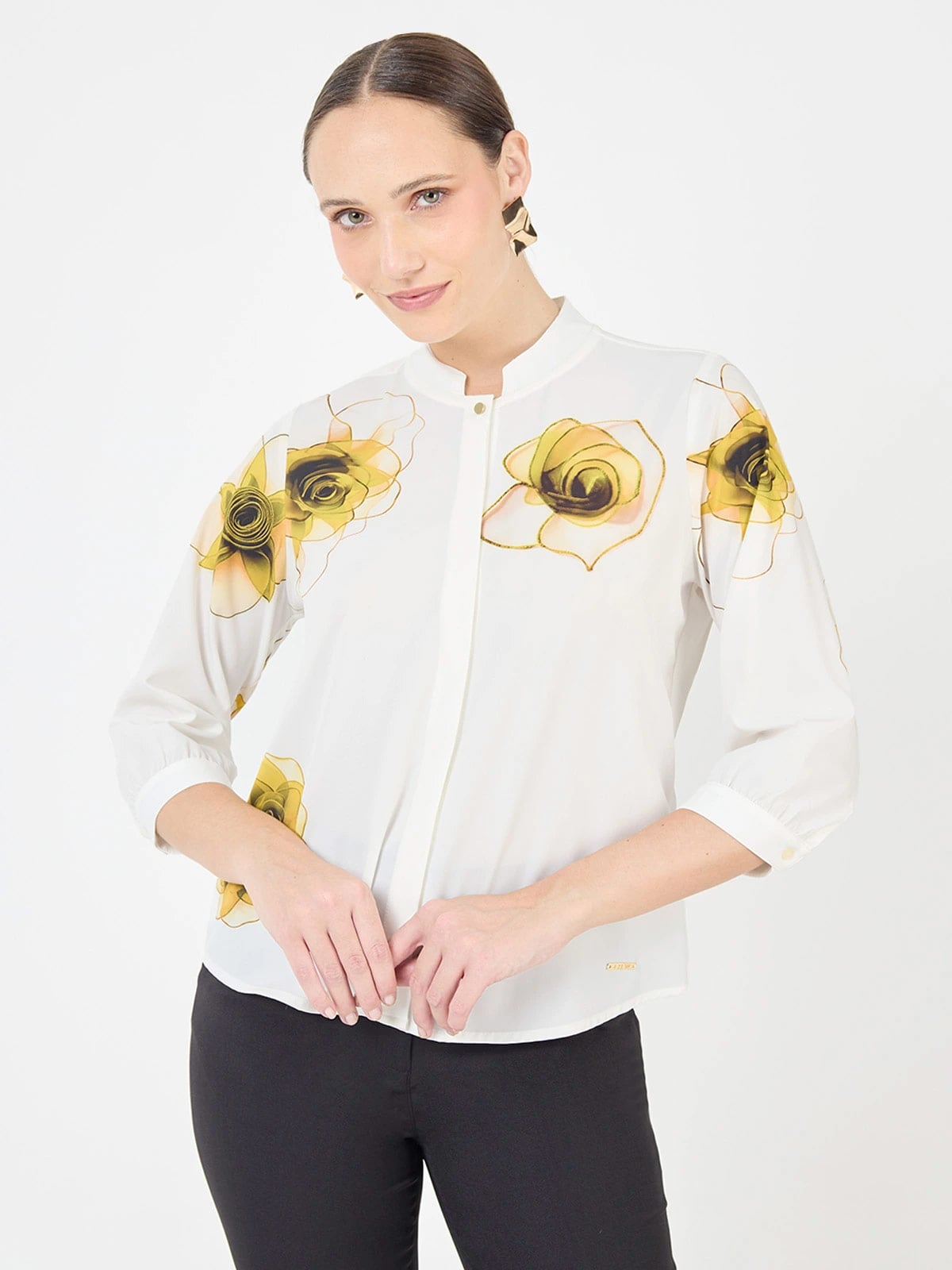 BLUSA MANGA LARGA MUJER JOHN HOLDEN WOMAN WALY - 1