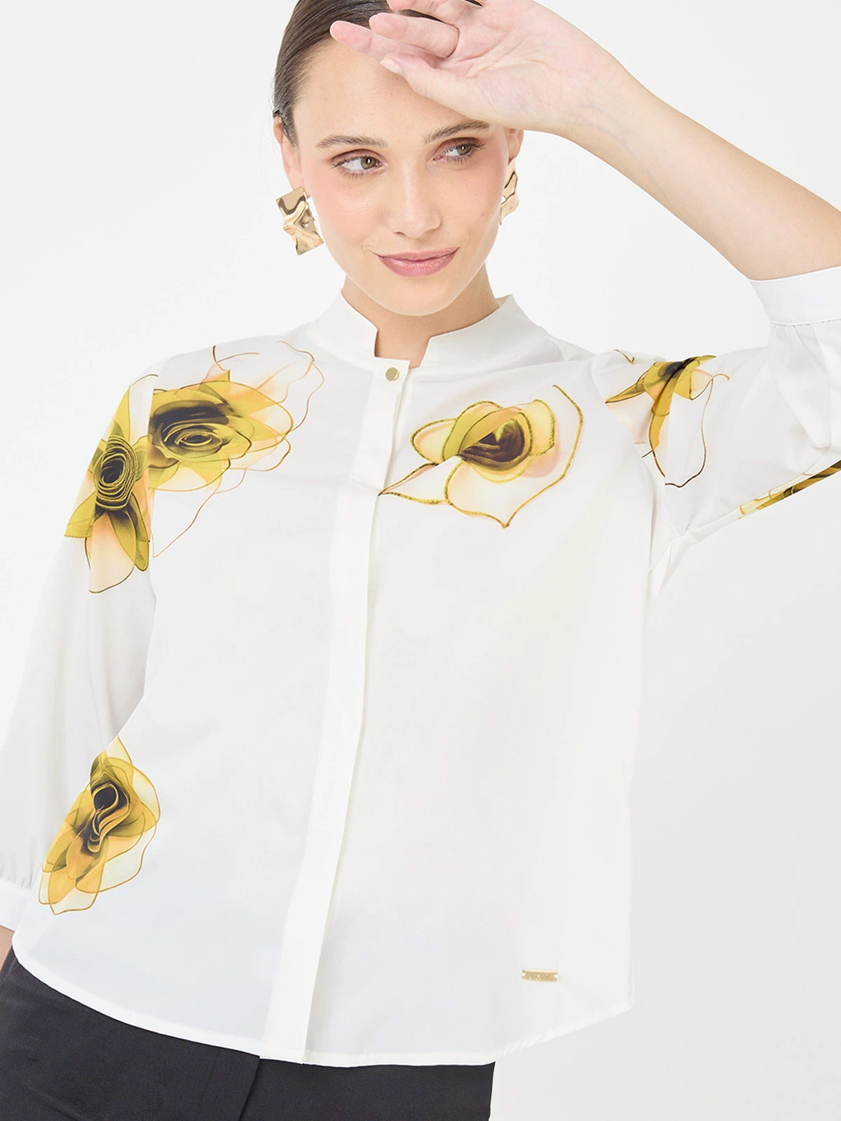 BLUSA MANGA LARGA MUJER JOHN HOLDEN WOMAN WALY - 4