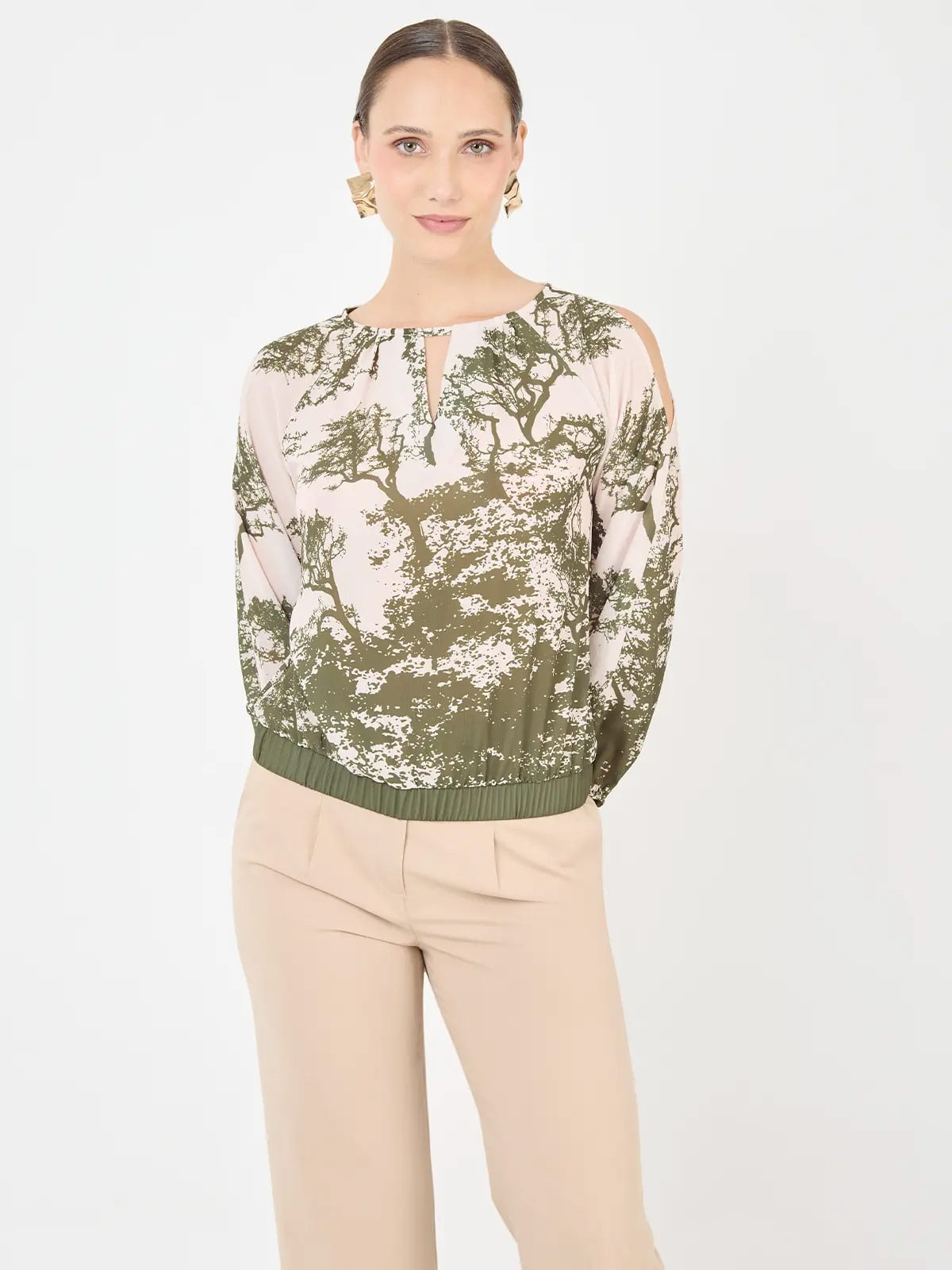 BLUSA MANGA LARGA MUJER JOHN HOLDEN WOMAN ANA - 1