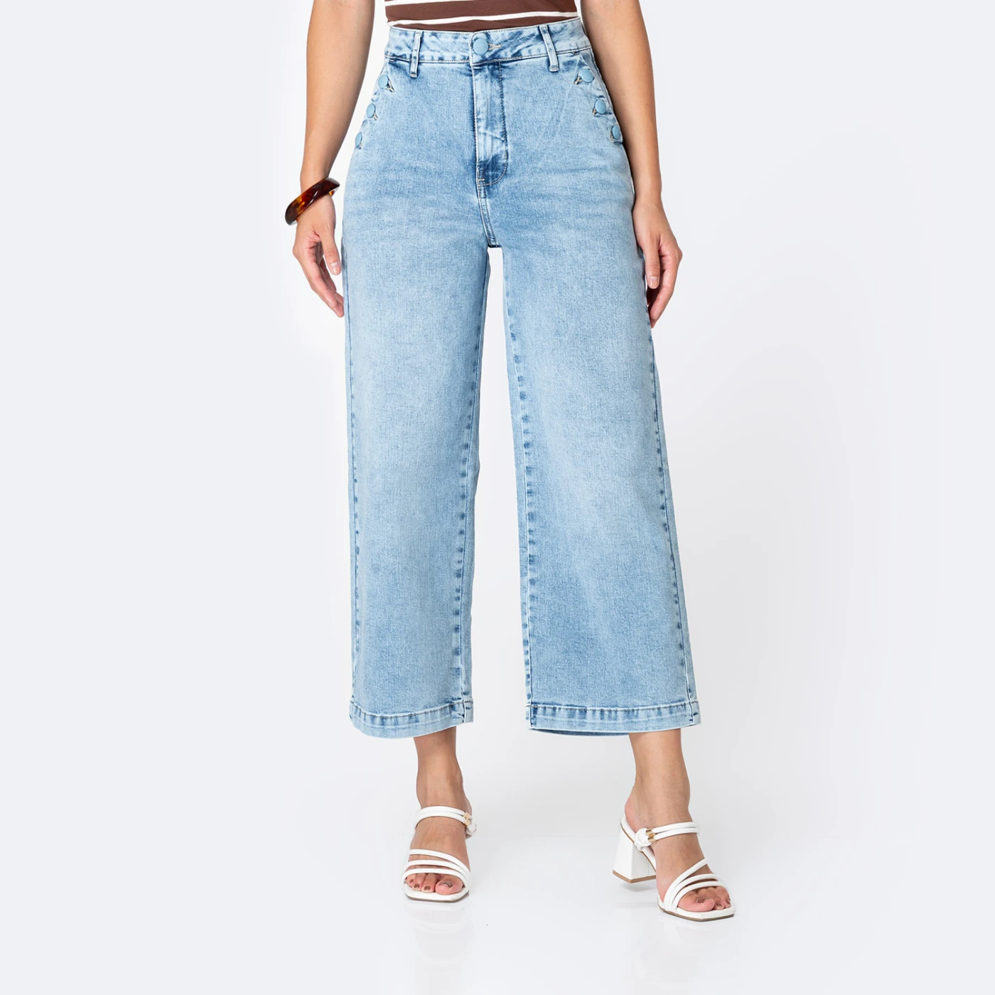 JEANS CULOTTE MUJER PIONIER BRUNELHA - 1