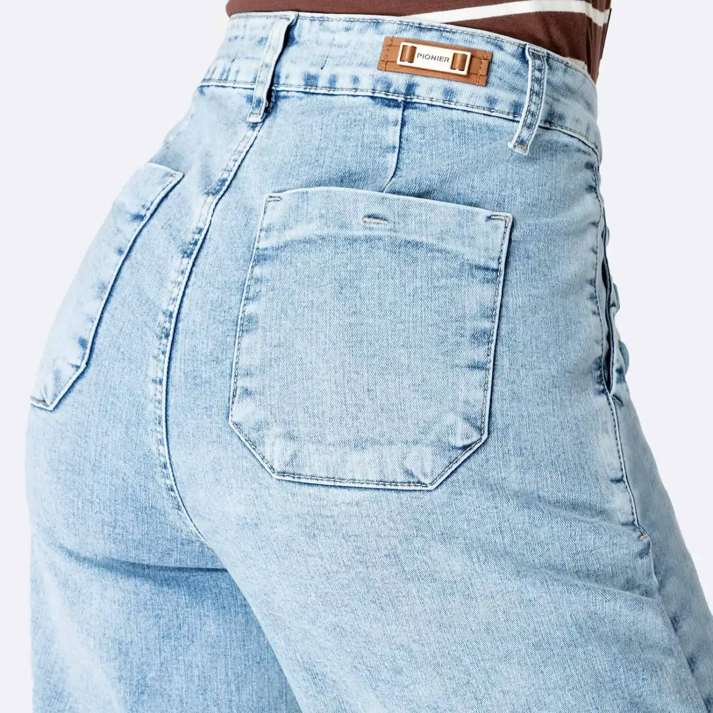 JEANS CULOTTE MUJER PIONIER BRUNELHA - 4