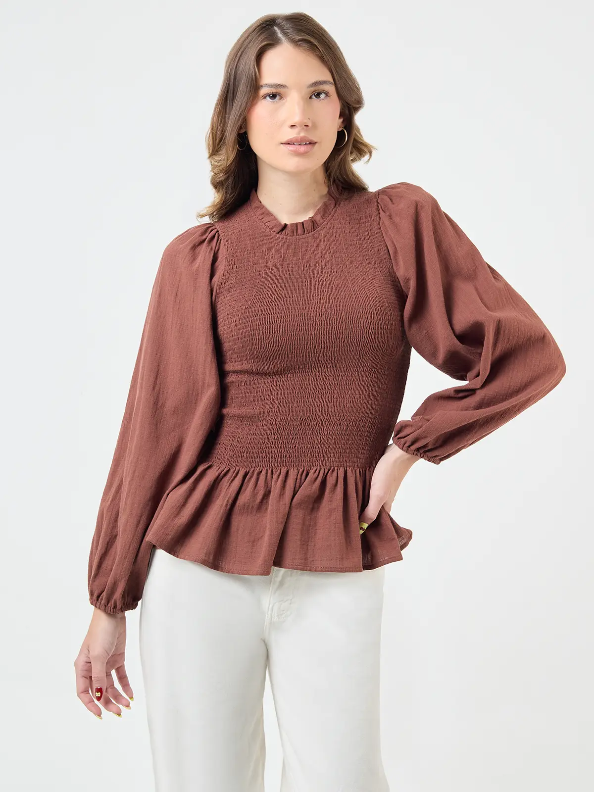 BLUSA MANGA LARGA MUJER BARBADOS ENORA - 1
