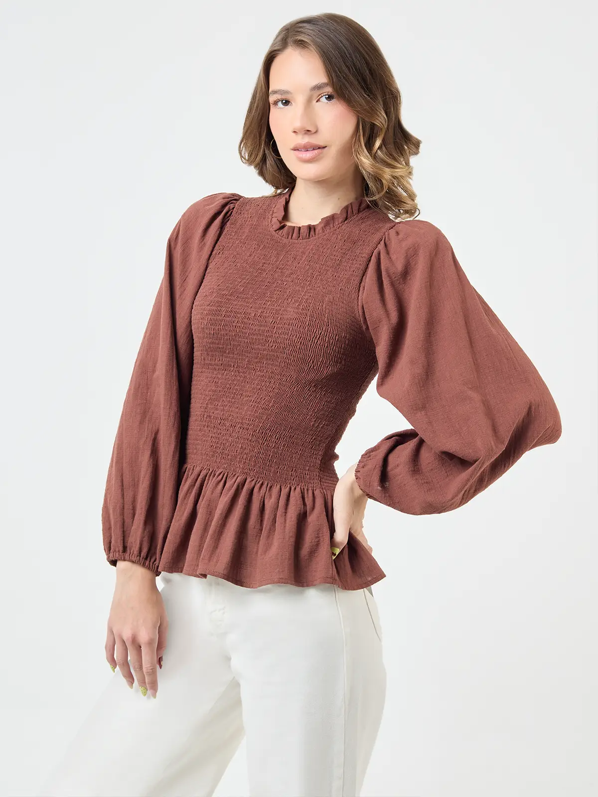 BLUSA MANGA LARGA MUJER BARBADOS ENORA - 3