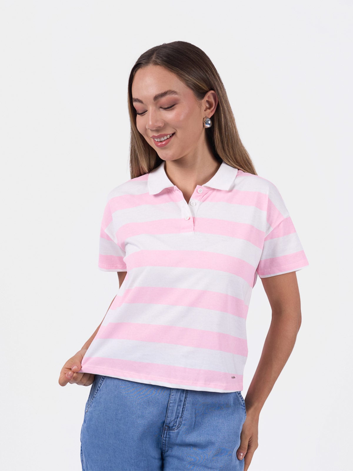 POLO ALGODÓN MANGA CORTA MUJER MACHINE MAXIA - 1