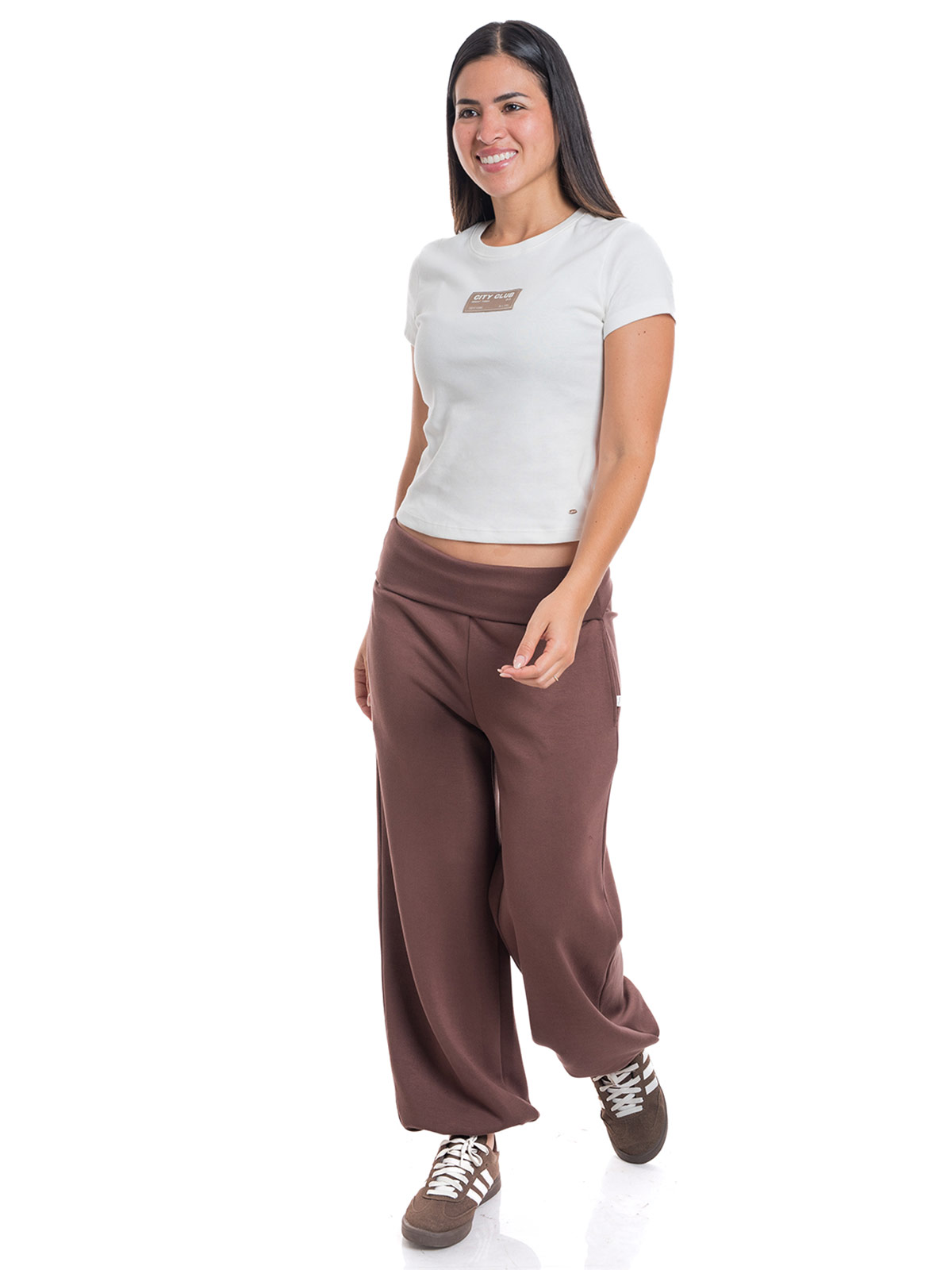 PANTALÓN DE BUZO MUJER METAL JEANS ALADIN - 1